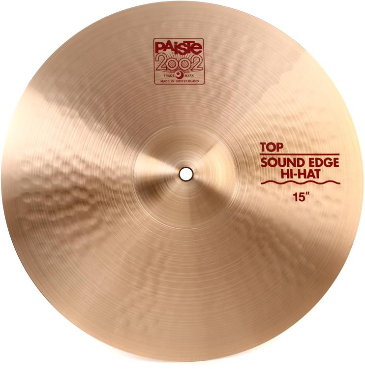 Paiste 15 inch 2002 Sound Edge Hihat Top Cymbal Sweetwater