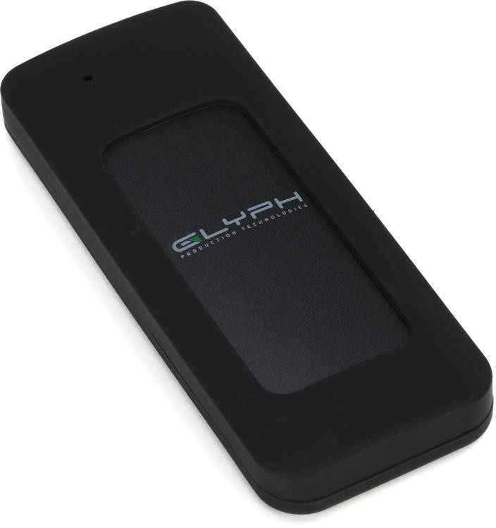 Glyph Atom SSD 500GB USB-C Portable Solid State Drive, Black | Sweetwater