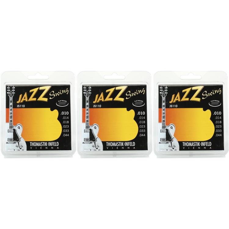 ThomastikInfeld JS110 Jazz Swing Flatwound Electric Guitar Strings