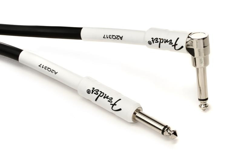Fender 18.6' Performance Series Guitar Cable Straight to Angled