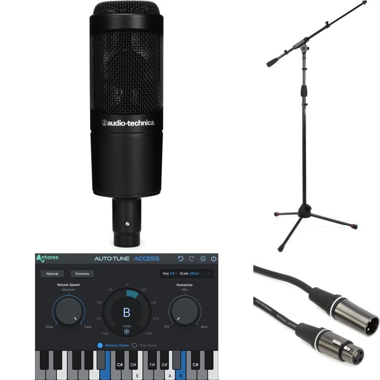 AudioTechnica AT2035 Largediaphragm Condenser Microphone and AutoTune