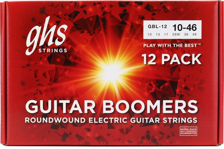 GHS GBL Guitar Boomers Electric Guitar Strings - .010-.046 Light (12-pack)  | Sweetwater