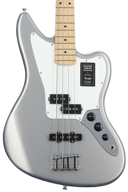 Fender Player Series Jaguar Bass Silver Sweetwater