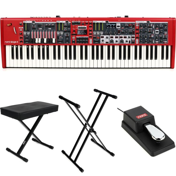 Nord Stage 4 Compact 73 Key Stage Keyboard Essentials Bundle Sweetwater