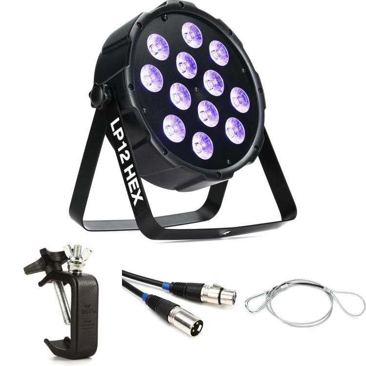 Eliminator LP 12 HEX LED Par Wash Essentials Bundle | Sweetwater