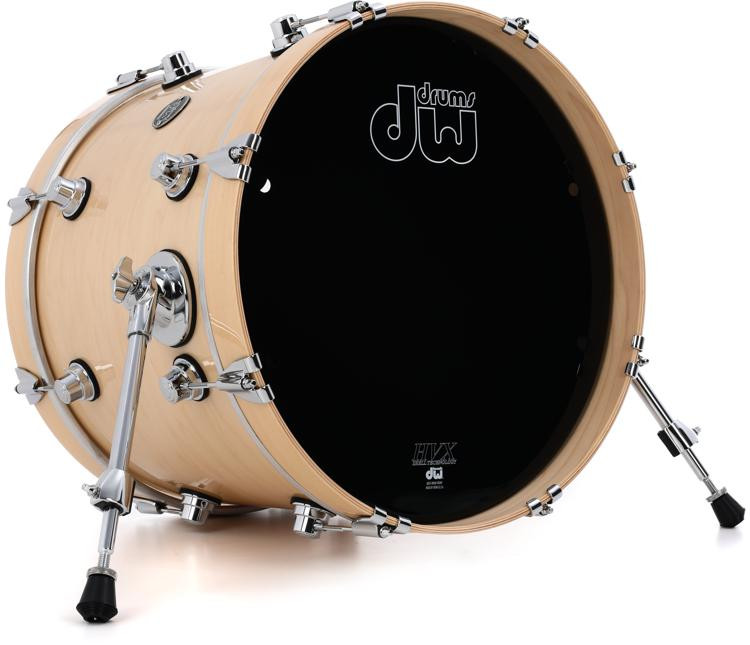 DW Performance Series Bass Drum - 14 x 18 inch - Natural Lacquer ...