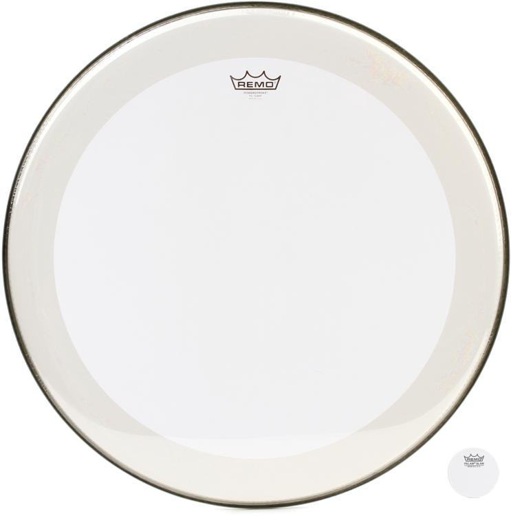 Remo Powerstroke P4 Clear Bass Drumhead 24 inch with Impact Patch