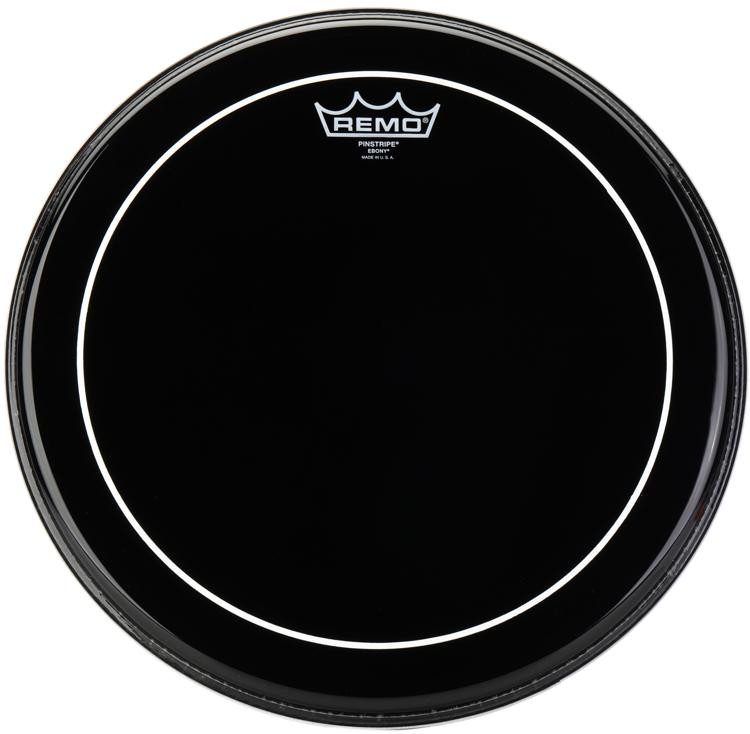 Remo Pinstripe Ebony Drumhead 14 inch Sweetwater