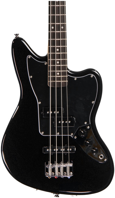 Squier Vintage Modified Jaguar Bass Special SS - Black | Sweetwater