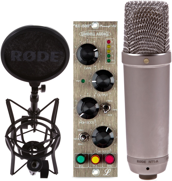 Rode NT1A Anniversary with Lindell 6X500 Mic Month Bundle Sweetwater