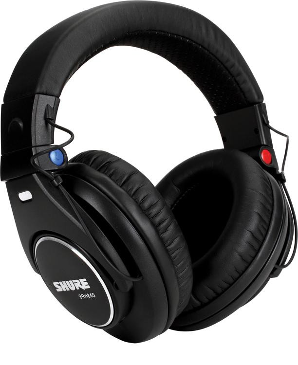 Shure SRH840 Closed-back Pro Studio Monitor Headphones | Sweetwater