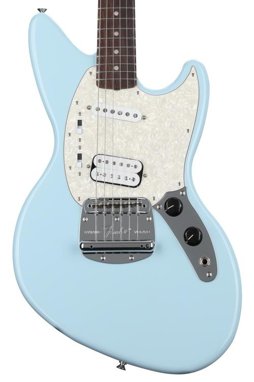 Fender Kurt Cobain JagStang Electric Guitar Sonic Blue Sweetwater