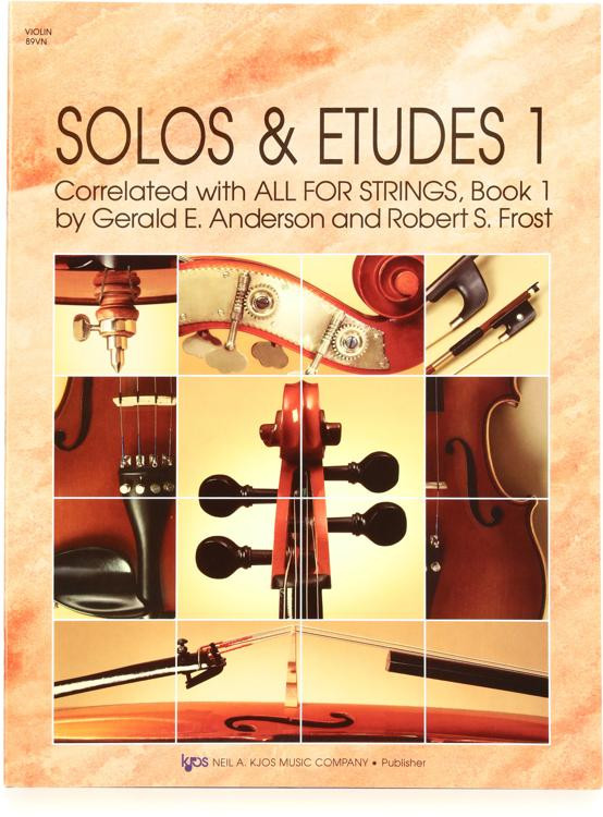 Kjos All for Strings Solos and Etudes, Book 1 Violin Sweetwater
