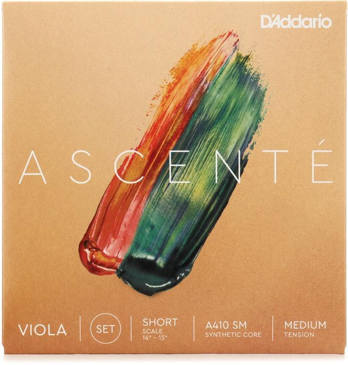 D'Addario A410 SM Ascente Viola String Set Short Scale, Medium