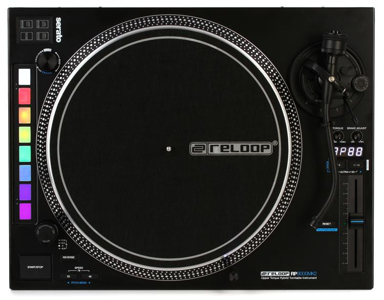 Reloop RP8000 mkII Serato Compatible Turntable Reviews Sweetwater