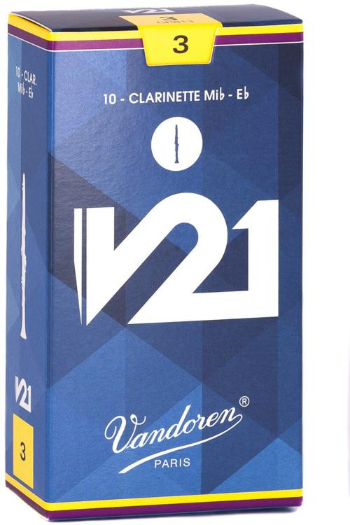 Vandoren CR813 V21 Eb Clarinet Reed - 3.0 (10-pack) | Sweetwater