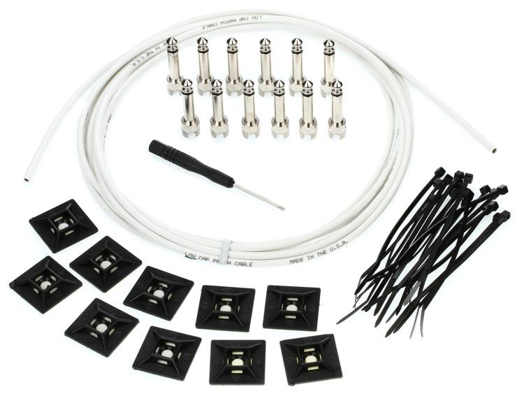 Emerson Custom G&H Solderless Patch Cable Kit 12 foot White