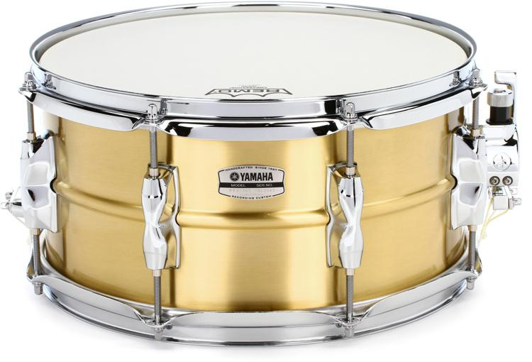 Yamaha Recording Custom Snare Drum 6.5" x 13" Brass Sweetwater