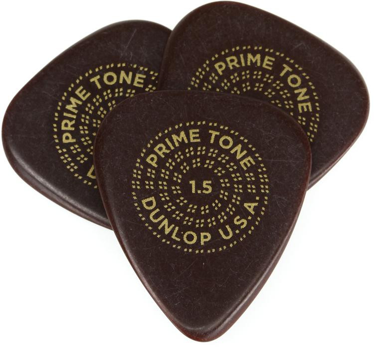 Dunlop Primetone Standard Smooth Pick 1.5mm 3pack Sweetwater