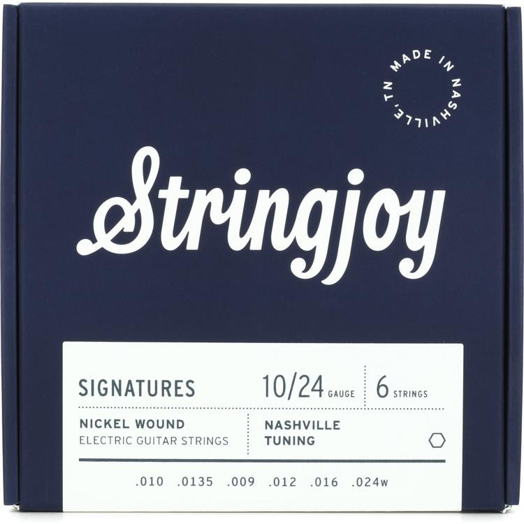 Stringjoy Signatures Nashville Tuning Electric Guitar Strings (.010