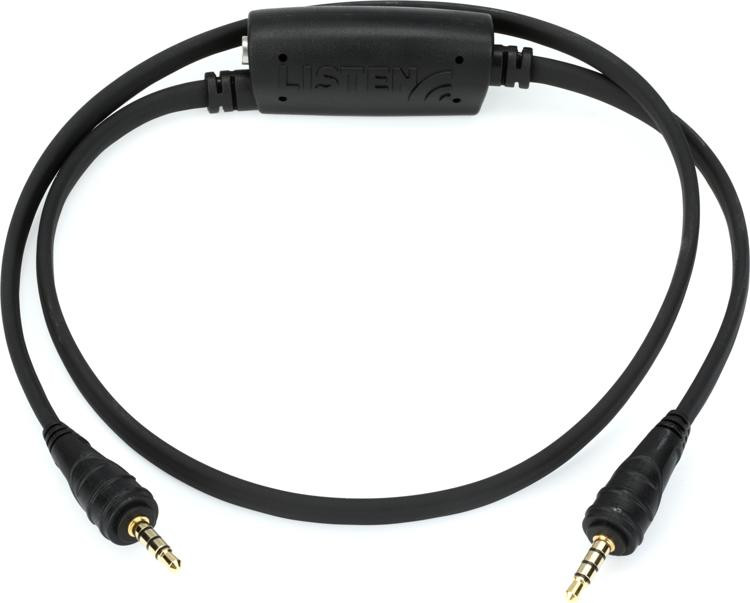 Listen Technologies LA430 Intelligent Earphone/Neck Loop Lanyard