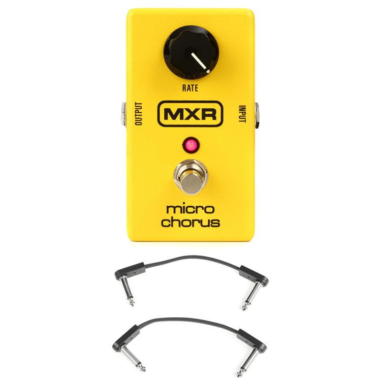 MXR M148 Micro Chorus Pedal with 3 Patch Cables Sweetwater