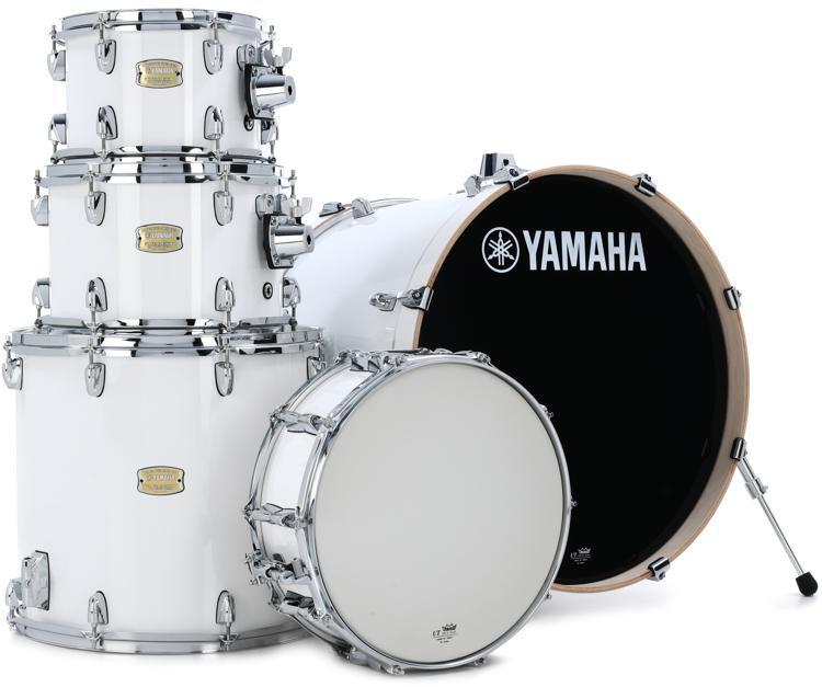 Yamaha Stage Custom Birch Shell Pack Pure White Sweetwater