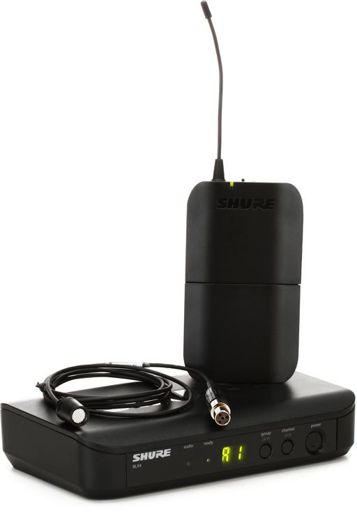 Shure blx14 cvl wireless lavalier microphone system j10 band sweetwater