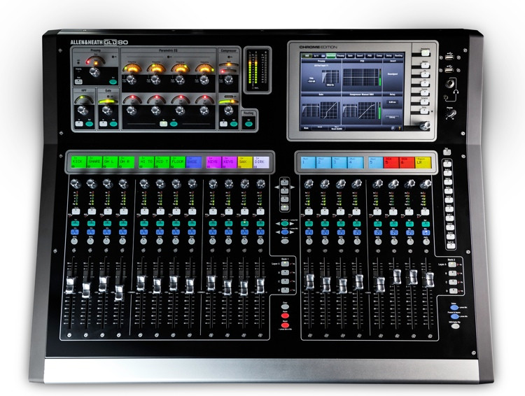 Allen & Heath GLD80 Chrome Edition Digital Mixer Sweetwater