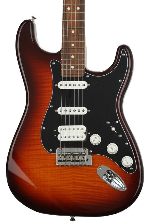 Fender Player Stratocaster HSS Plus Top - Tobacco Sunburst with Pau ...