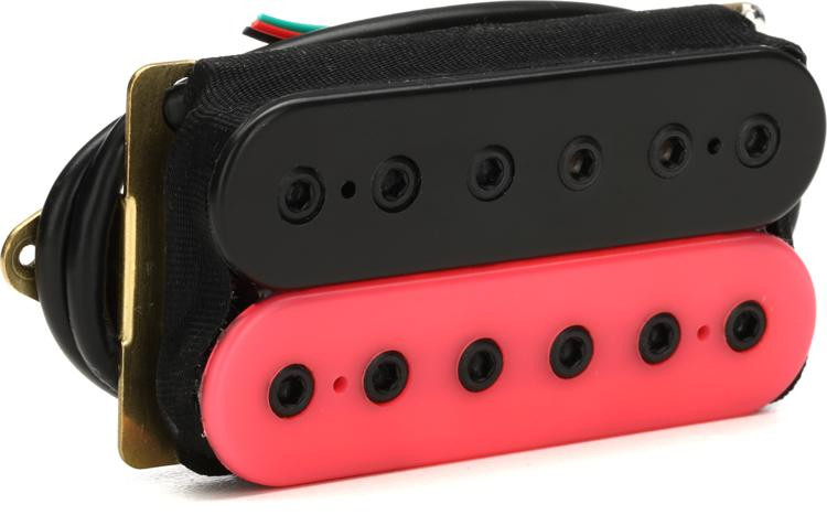 DiMarzio PAF Pro Neck/Bridge Humbucker Pickup - Black/Pink | Sweetwater