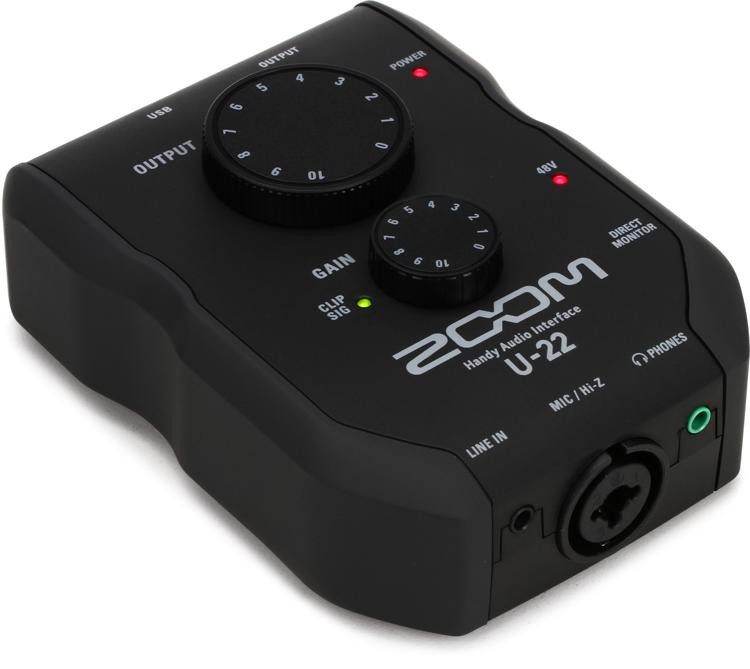 Zoom U-22 Handy Audio Interface | Sweetwater