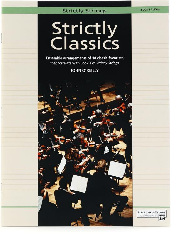 Alfred Music Strictly Classics Book 1 Viola Sweetwater