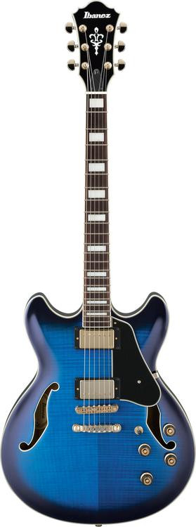 Ibanez Artcore Expressionist AS93 - Blue Sunburst | Sweetwater
