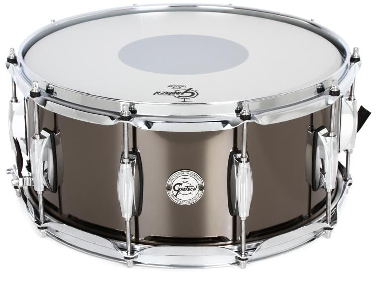 Gretsch Drums Black Nickel Over Steel Snare Drum - 6.5 x 14 inch