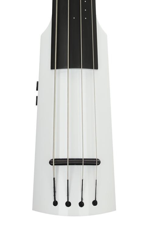 NS Design WAV4 Electric Upright Bass Brilliant White Sweetwater