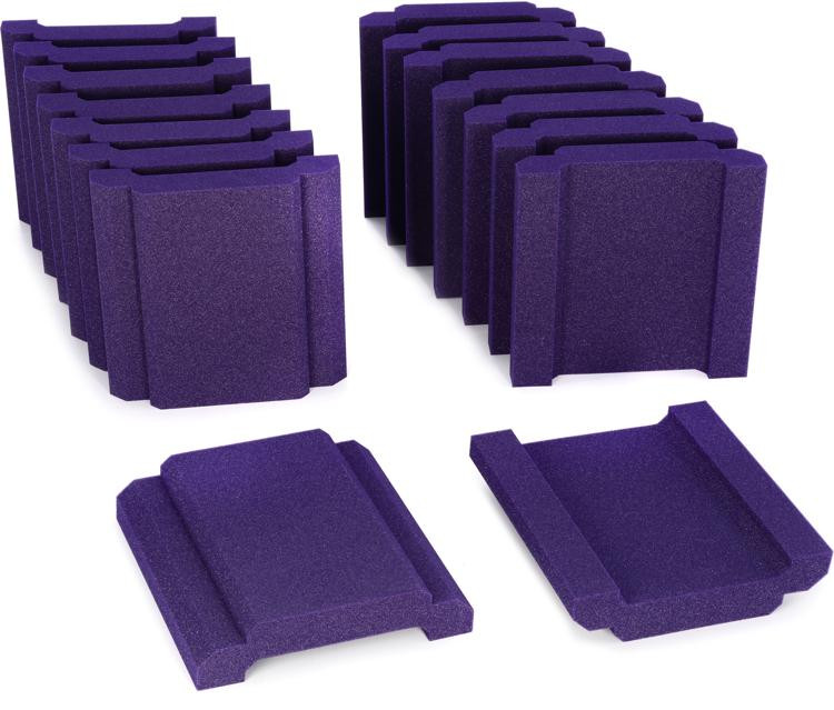 Auralex WaveCave Royale Acoustic Panel Parquet Kit - Purple | Sweetwater