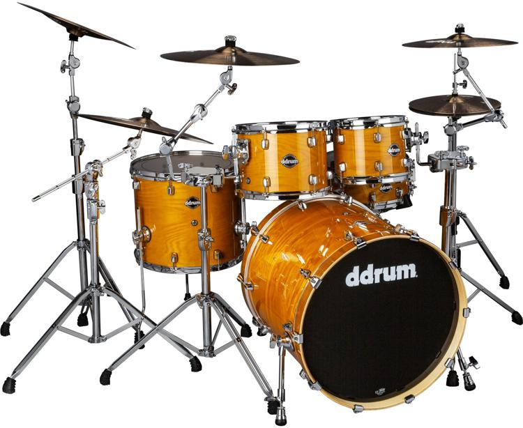 Ddrum Dominion Birch 5-piece Shell Pack - Gloss Natural | Sweetwater