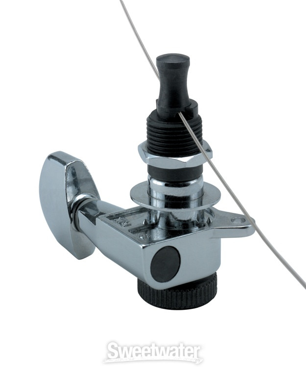 D'Addario Waves AutoTrim Locking Tuners 6Inline Chrome