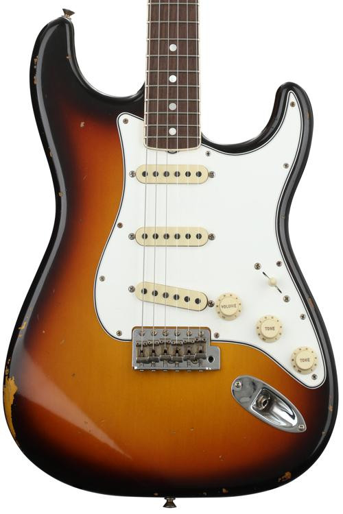 Fender Custom Shop 1967 Time Machine Relic Stratocaster - Faded 3-Color ...