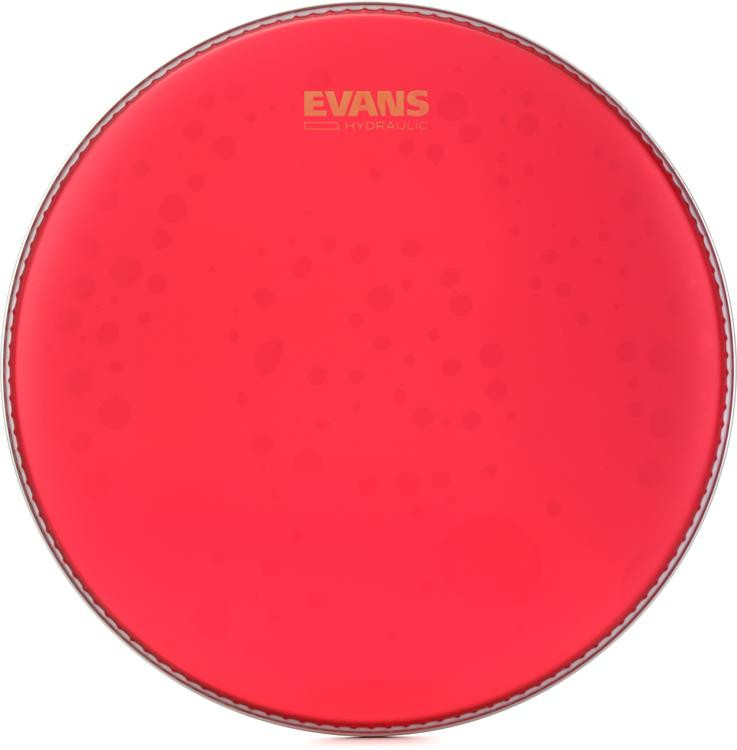 Evans Hydraulic Red Coated Snare Head 14 inch Sweetwater