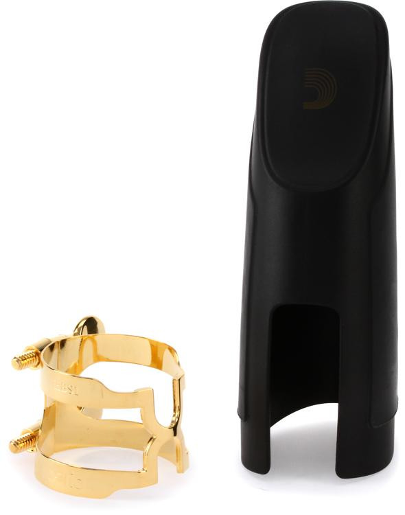 D'Addario HBS1G H Ligature and Cap for Hard Rubber Baritone Saxophone