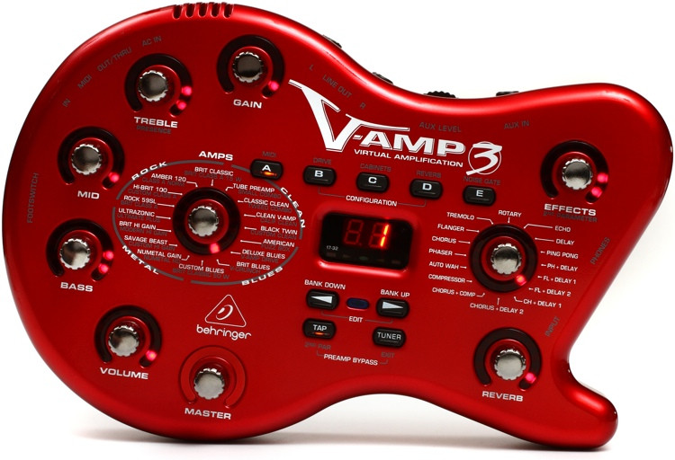 Behringer VAMP 3 Virtual Guitar Amp with USB Audio Sweetwater