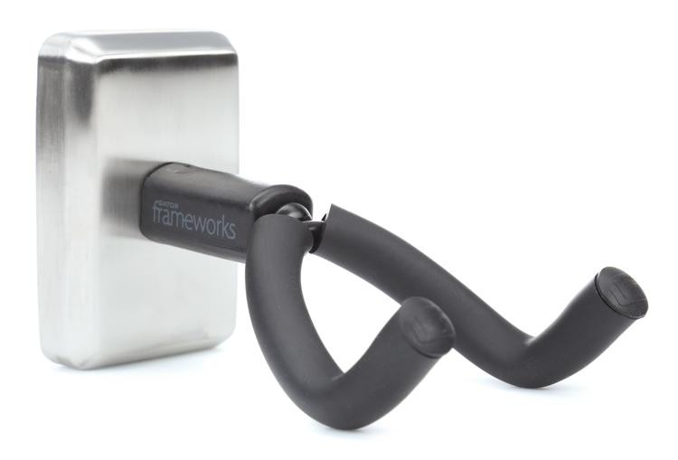 Gator Frameworks GFWGTRHNGRSCH Wall Mount Guitar Hanger Satin