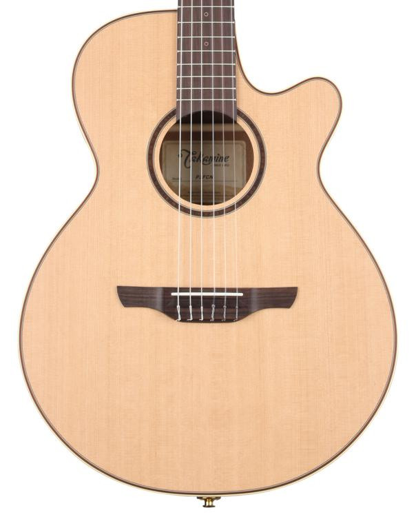 Takamine P3FCN Nylon String AcousticElectric Guitar Natural Satin