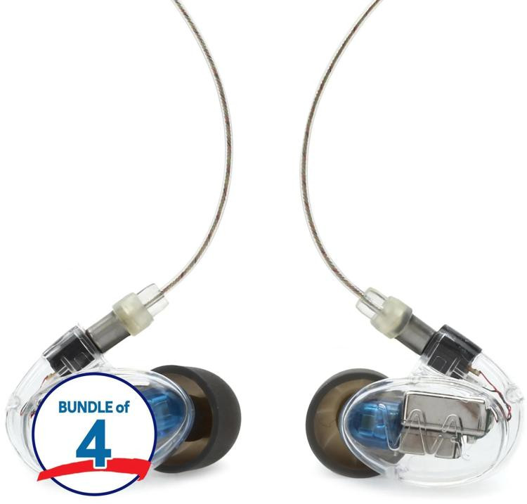 Westone Audio Pro X20 Earphones 4 Pack Clear Sweetwater