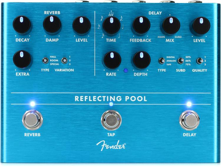 Fender Reflecting Pool Delay/Reverb Pedal Reviews Sweetwater