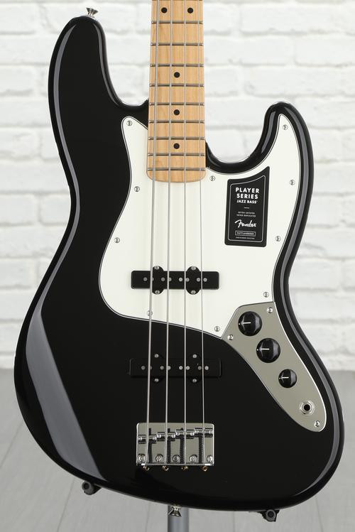 Fender Player Series Jazz Bass - Black w/ Maple Fingerboard | Sweetwater