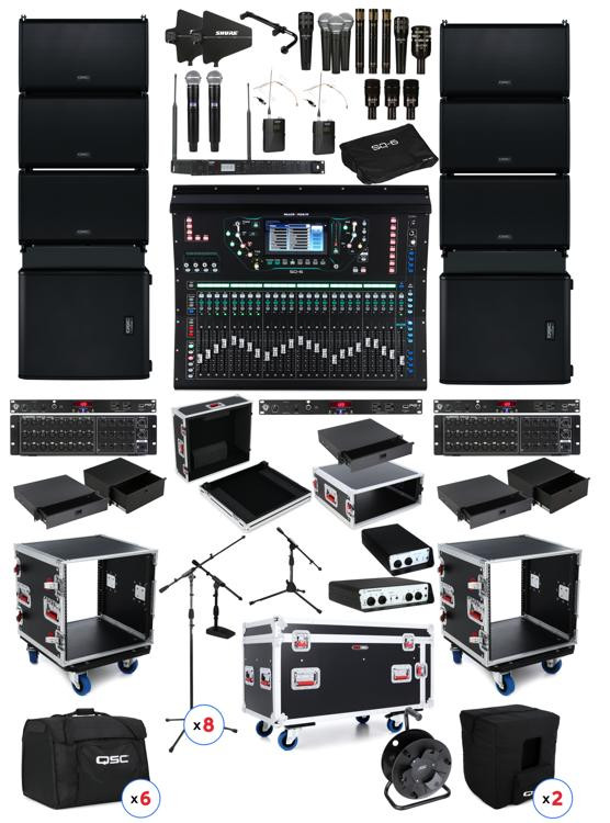 Allen & Heath SQ6 and QSC KLA Complete PA Package Sweetwater