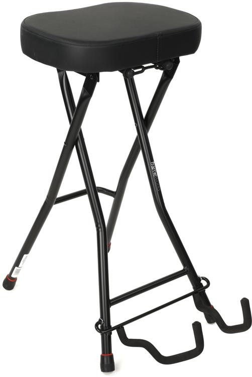 Gator Frameworks GFWGTRSTOOL Guitar Stool with Integrated Guitar Stand